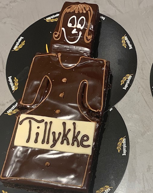 Kagemand / kone - Amerikansk chokoladekage