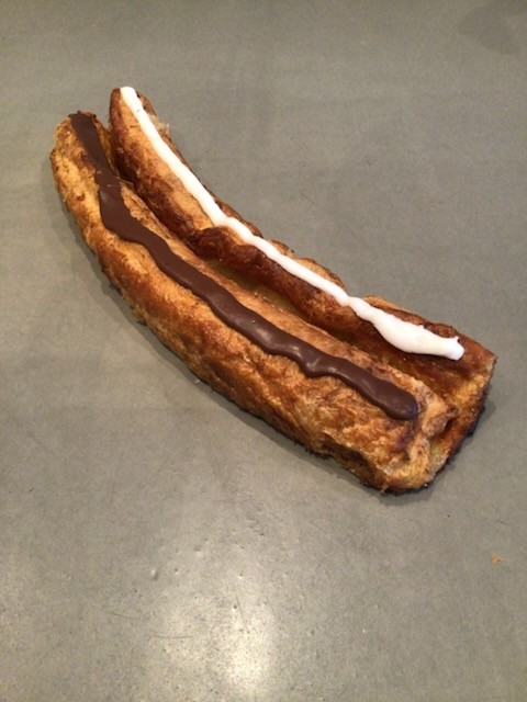 Wienerstang med glasur, remonce og borgmestermasse